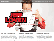 Tablet Screenshot of jeffloven.com